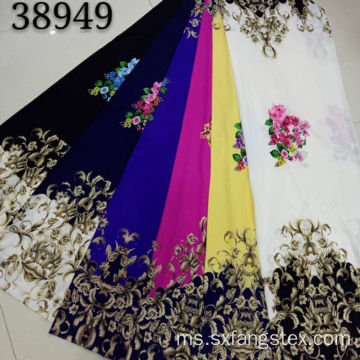 Fabrik Pakaian Sifon Mutiara Bercetak 100% Polyester Custom